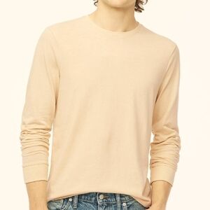 J. Crew Men's Long-Sleeve Washed Jersey T-shirt New Size Large